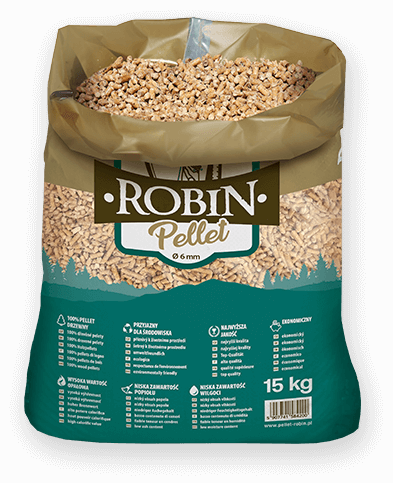 worek pelletu opałowego Robin do kupienia w Radzyminie lub sklepie internetowym